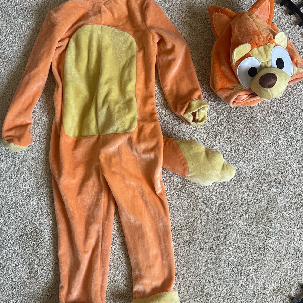 Kids Orange Fox Costume